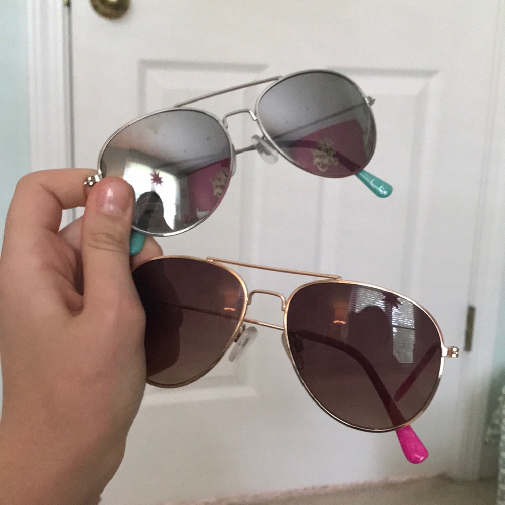 2 pack of aviator sunglasses